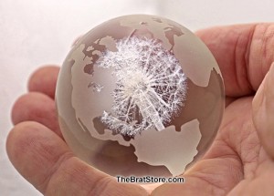 Every Brat Has a Story Podcasts Dandelion Globe image