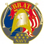 The Brat Pin -- NAVY