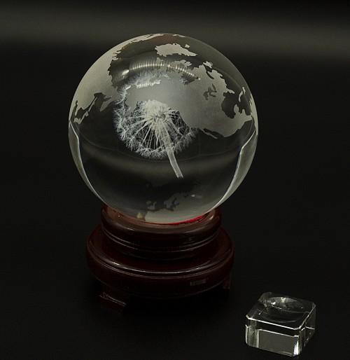 Dandelion Crystal Globe - Image 4