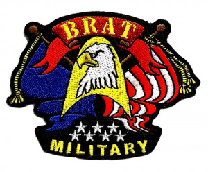 image of embroidered Military Brat Patch