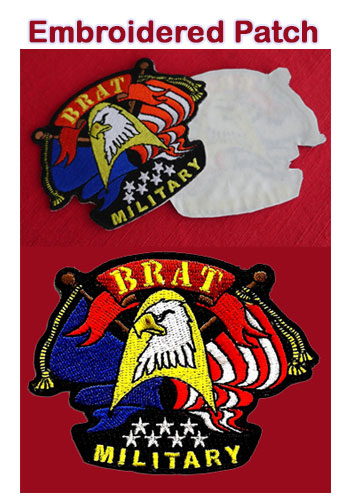 Military Brats Embroidered Patch image