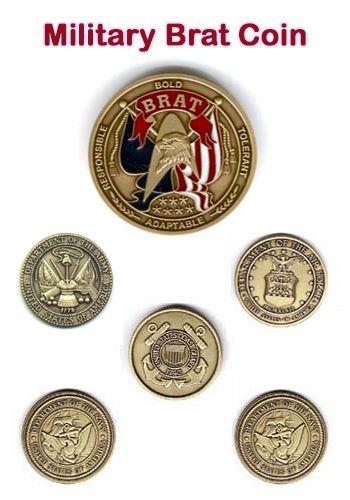 mildly troublesome officer's dependents; Military Brat Coin image