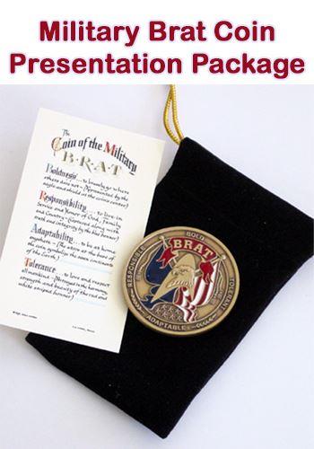 I saw the colonel cry; Military Brat Coin Presentation Package image