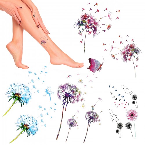 Dandelion Temporary Tattoo image