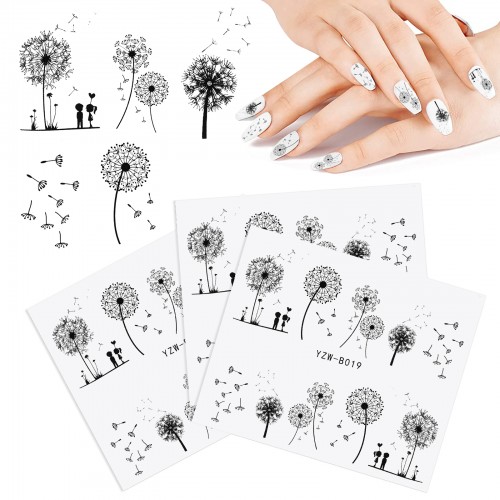Dandelion Nail Art Stickers - Image 6