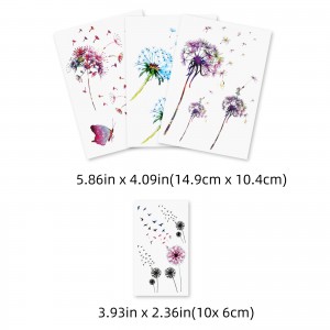 Dandelion Temporary Tattoo image