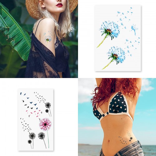 Dandelion Temporary Tattoo - Image 3